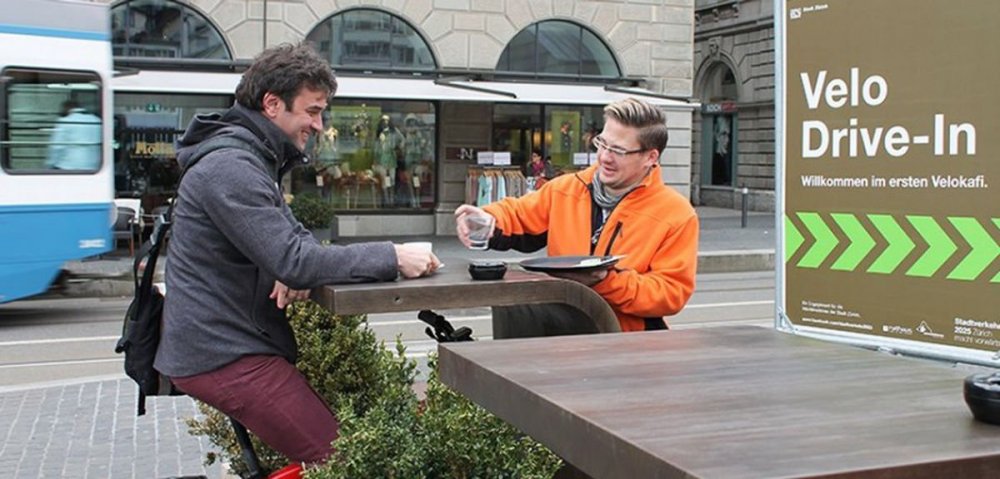 Cycling Cafe in Zurich