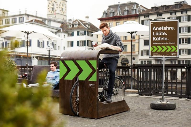 Bicycle Cafe in Zurich