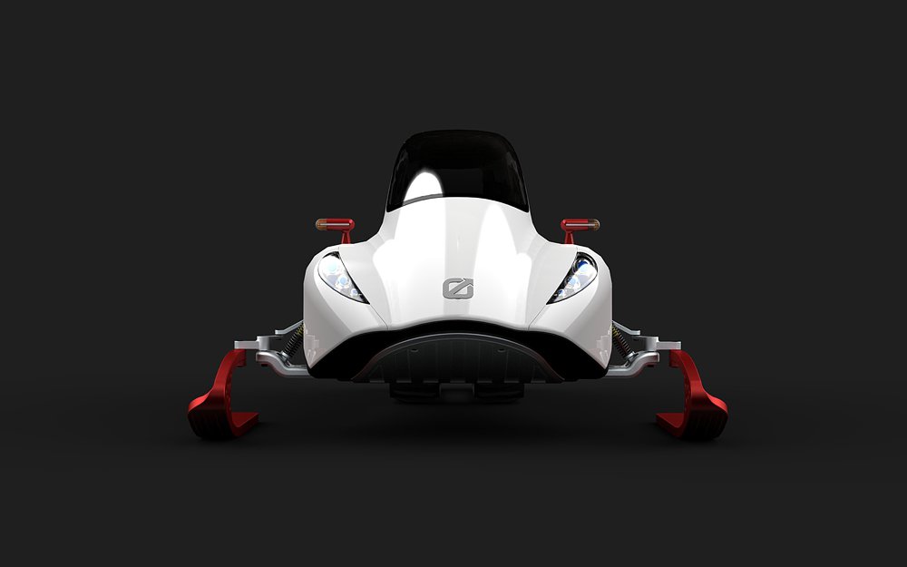 Snow Crawler - the concept of a snowmobile