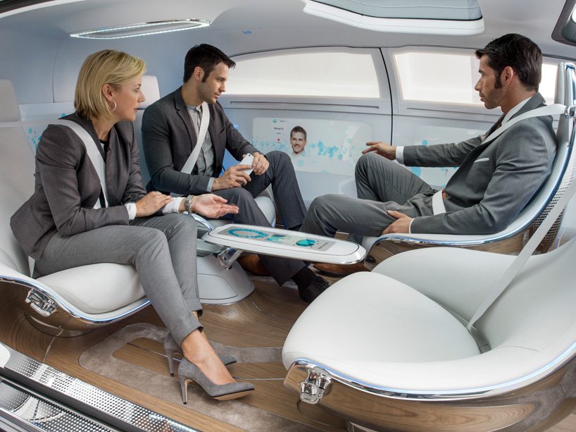 Mercedes-Benz F015 is a self-governing car of the future