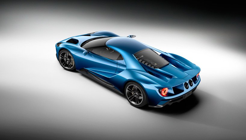 The super-car Ford GT is presented to the public
