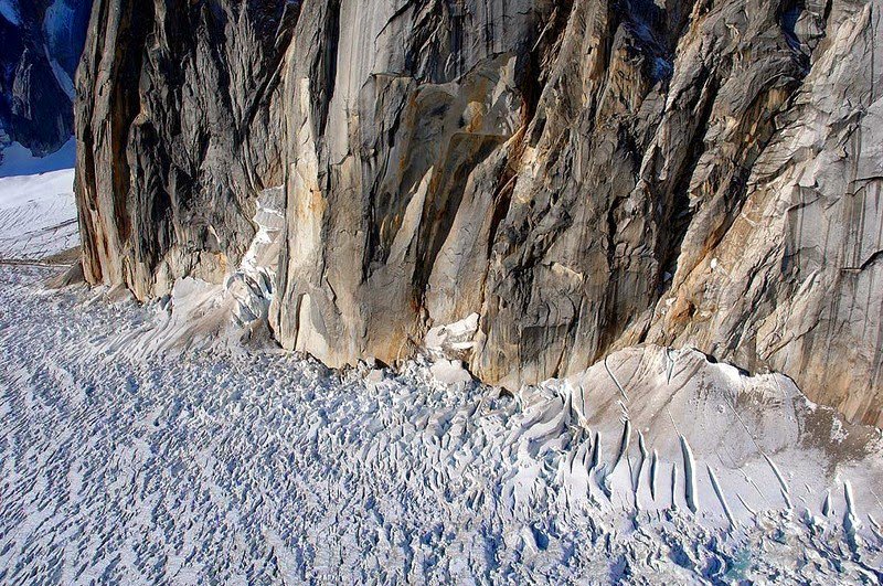 Велике ущелині з рухомим льодом