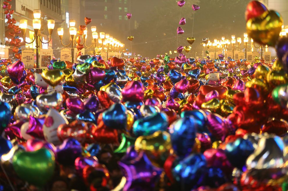 New Year 2015 around the world