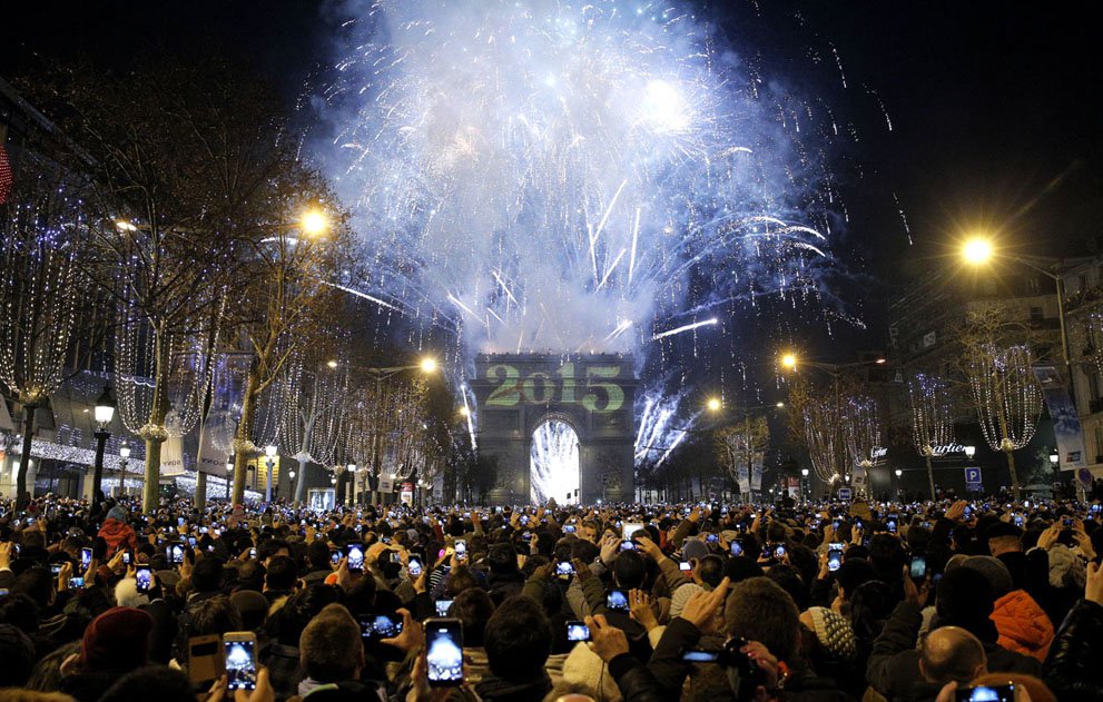New Year 2015 around the world