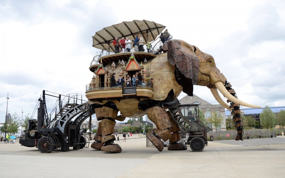 The robots park in France The machines of the isle of Nantes