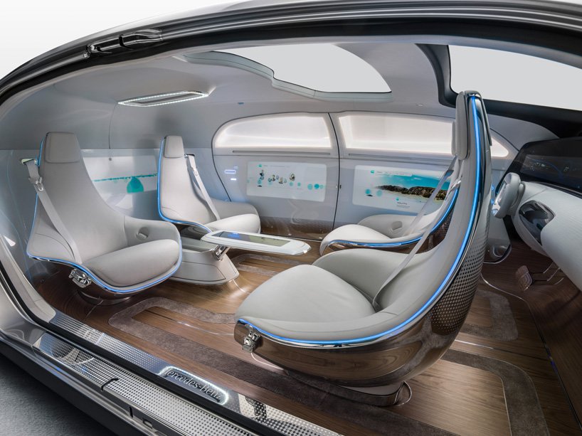 Mercedes-Benz F015 - самоуправляемый автомобиль будущего