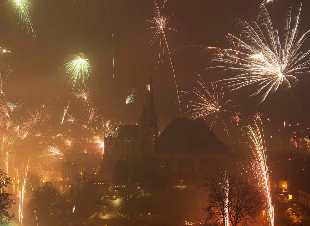 New Year 2015 around the world