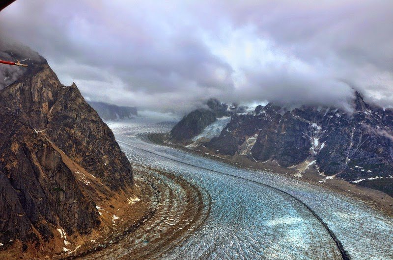 The Great Gorge with Moving Ice