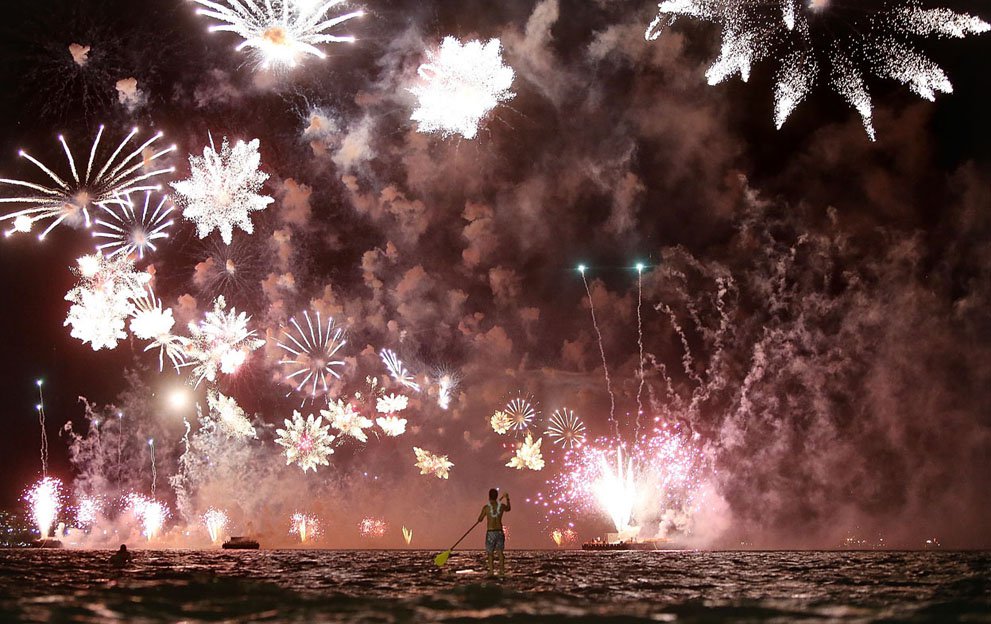 New Year 2015 around the world