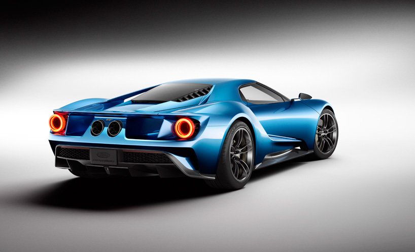The super-car Ford GT is presented to the public