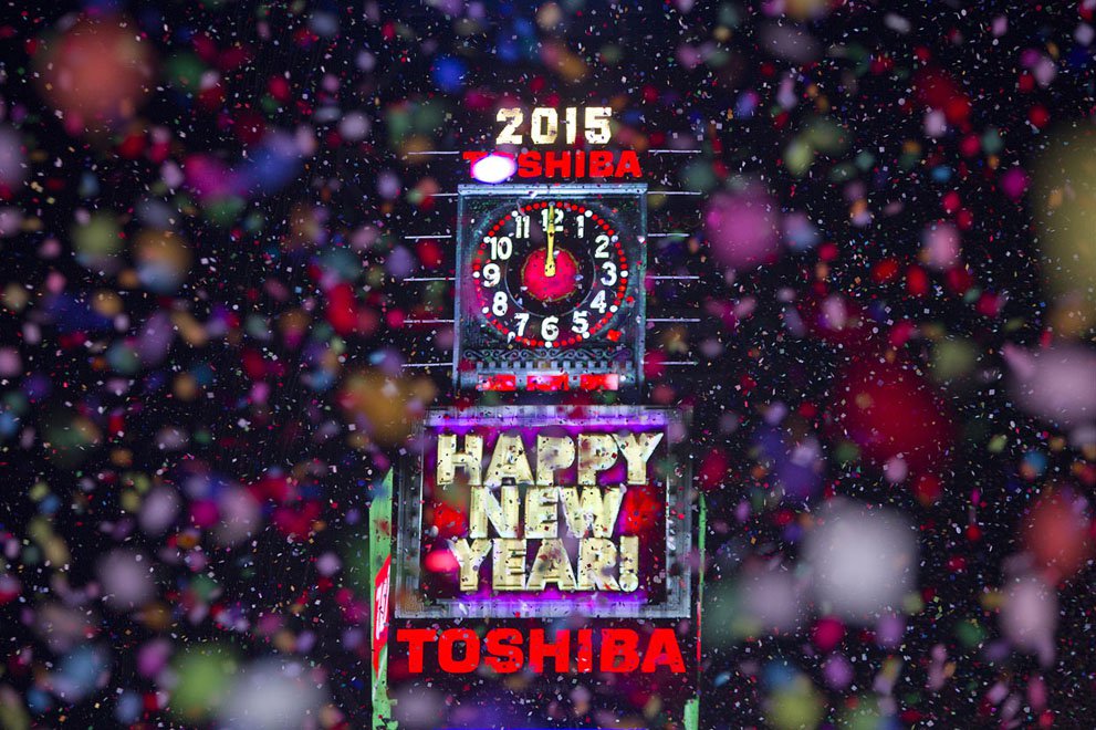 New Year 2015 around the world