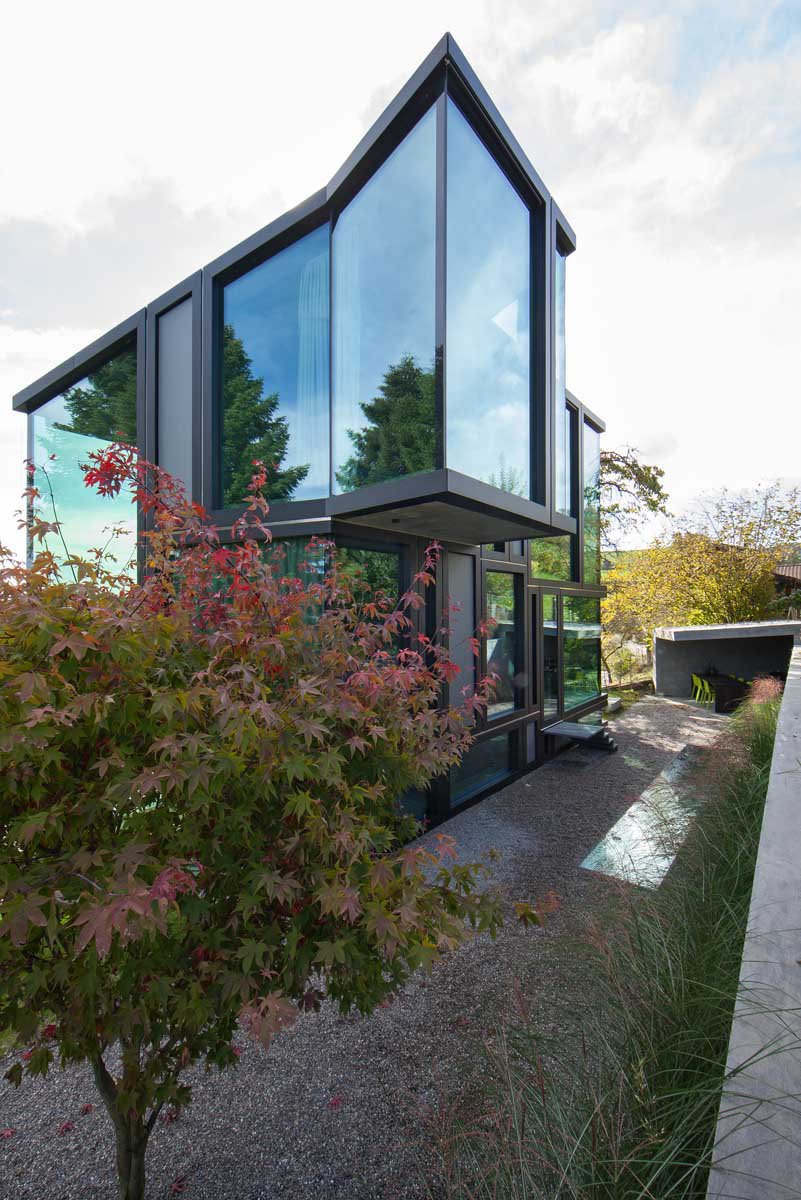 House on a steep slope