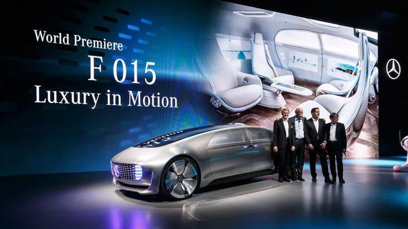 Mercedes-Benz F015 is a self-governing car of the future