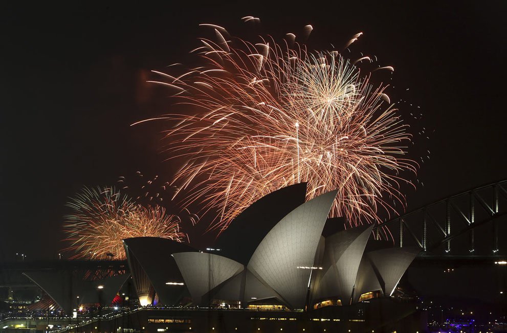 New Year 2015 around the world