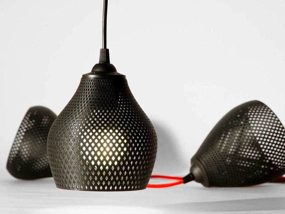 The Rumbles - коллекция подвесных светильников, напечатанных на 3D-принтере