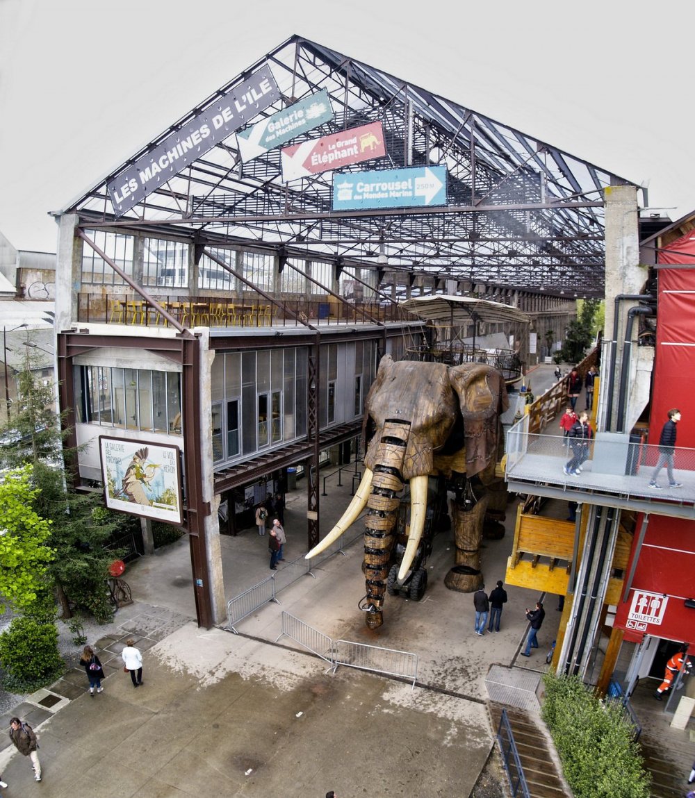 Парк роботов во Франции Machines of the isle of Nantes