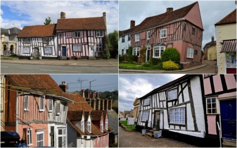 The curves of Lavenham's house