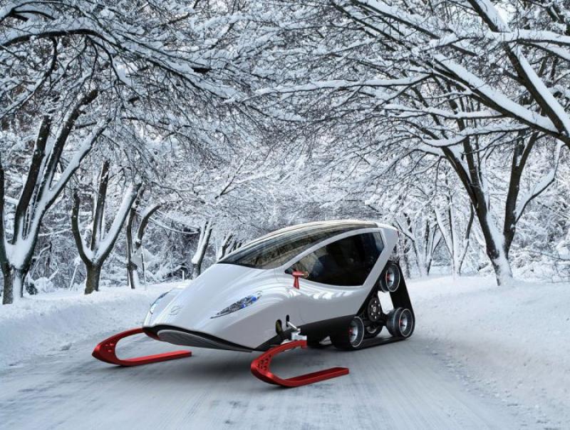 Snow Crawler - snowmobile concept