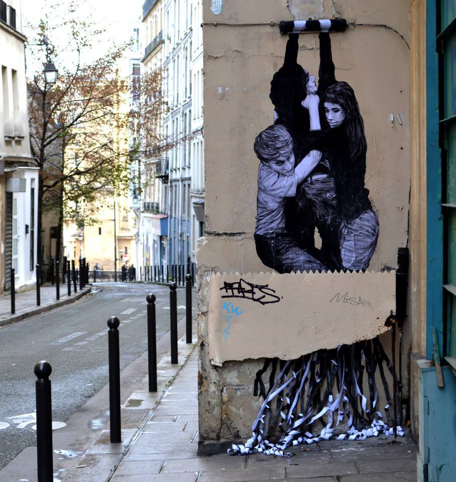 New street pranks Levalet