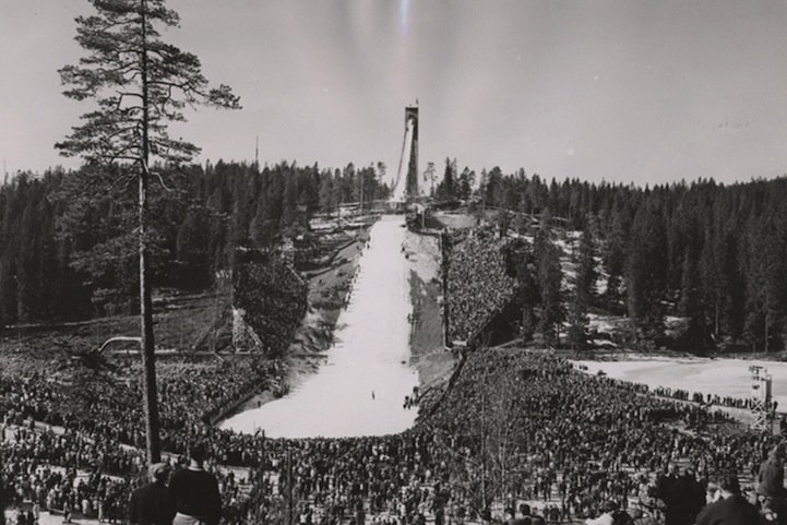 An amazing penthouse on a ski jumping-off