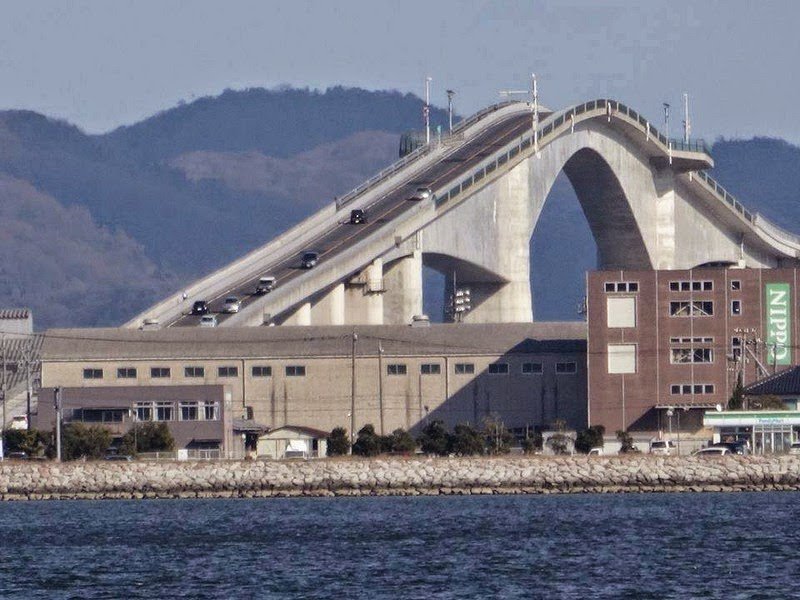 Eshima Ohashi Bridge - the largest Japanese bridge with a rigid construction
