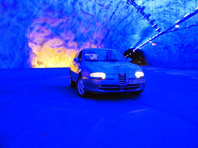 Lerdal tunnel is the longest automobile tunnel in the world