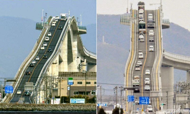 Eshima Ohashi Bridge - найбільший японський міст з жорсткою конструкцією