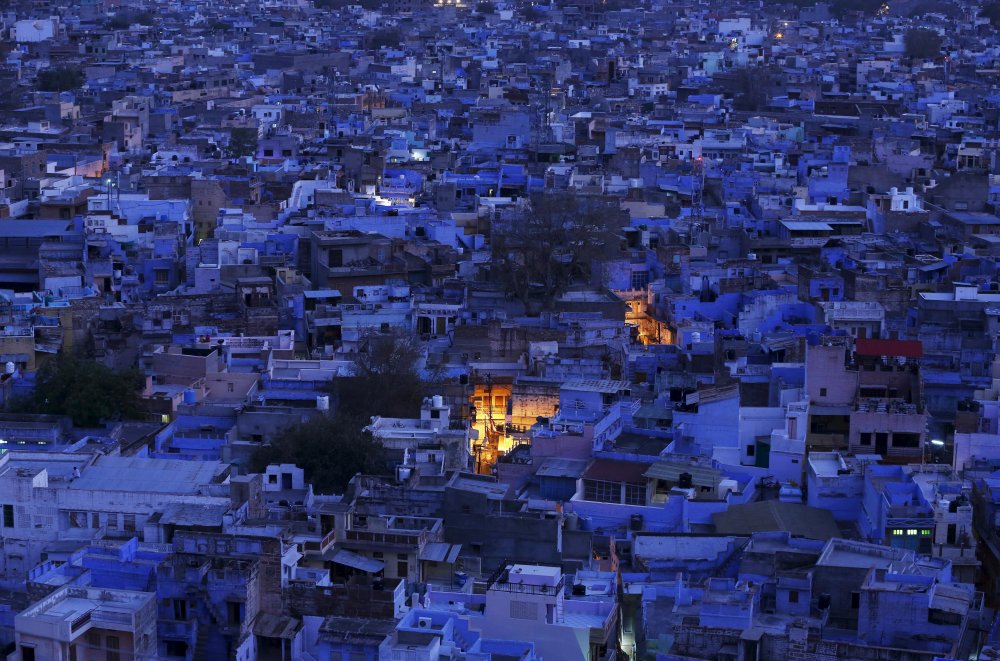 Jodhpur is a city of blue and blue