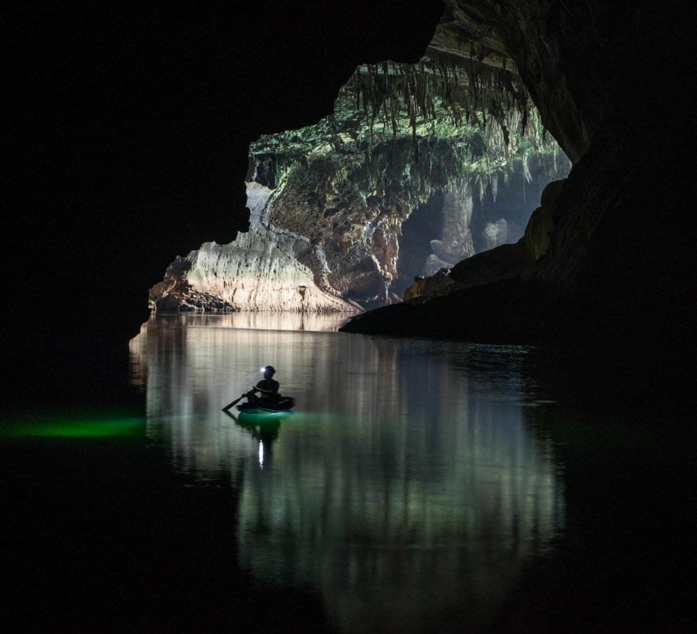 Incredible hidden cave Tem Hong in Laos