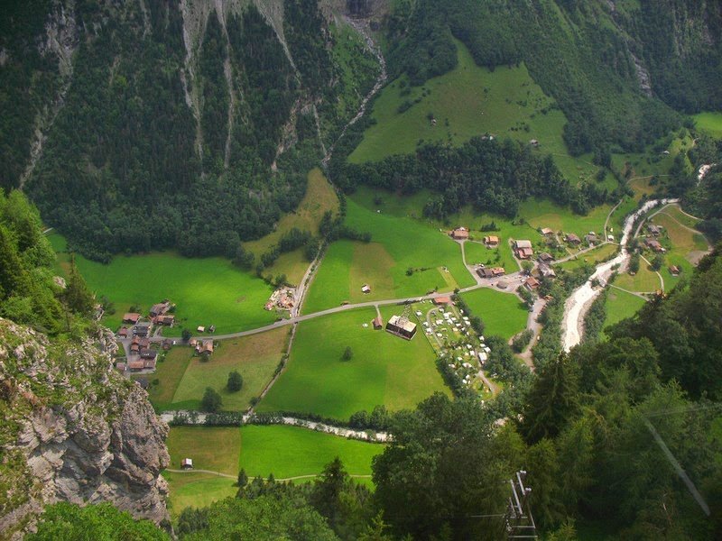 Lauterbrunnen - the valley of 72 waterfalls