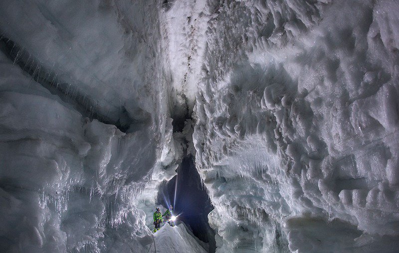 The world's largest man-made ice tunnel