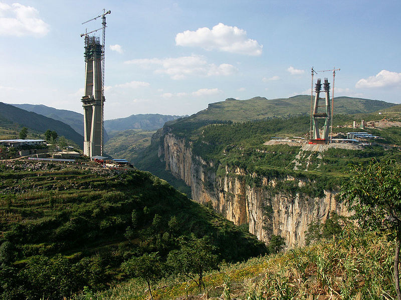 China's concrete monitors, building sites in China