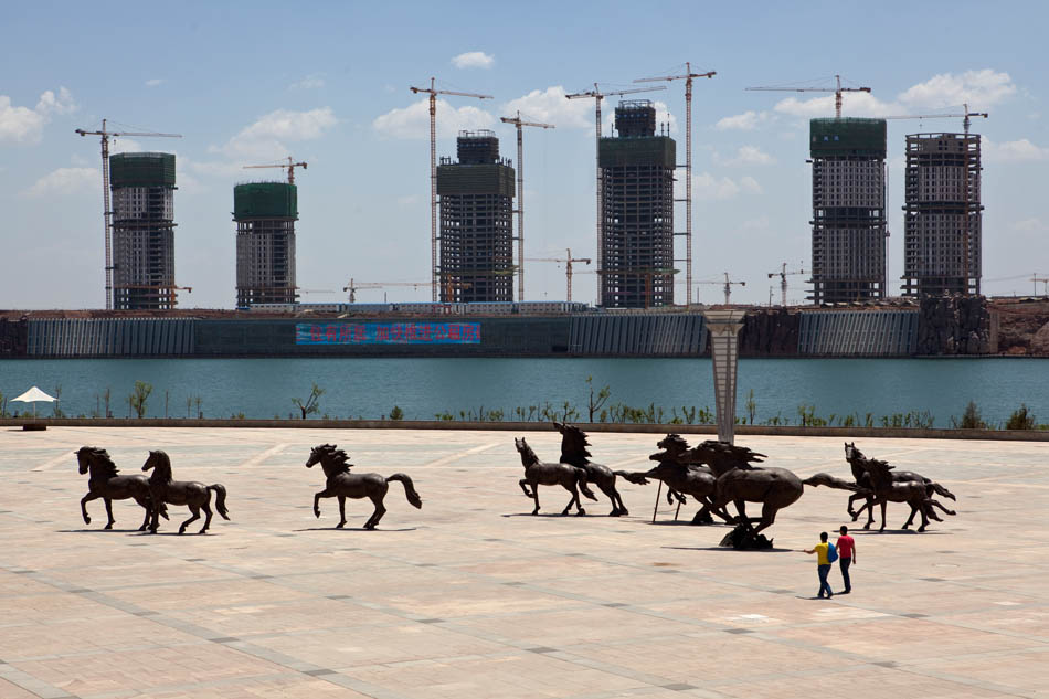 China's concrete meters, building sites of China