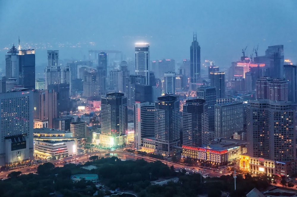 China's concrete monitors, China's construction site