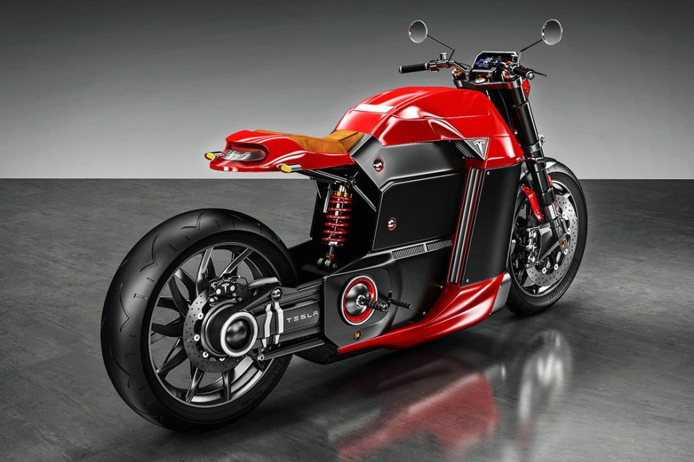 Electric motorcycle Tesla Motor M