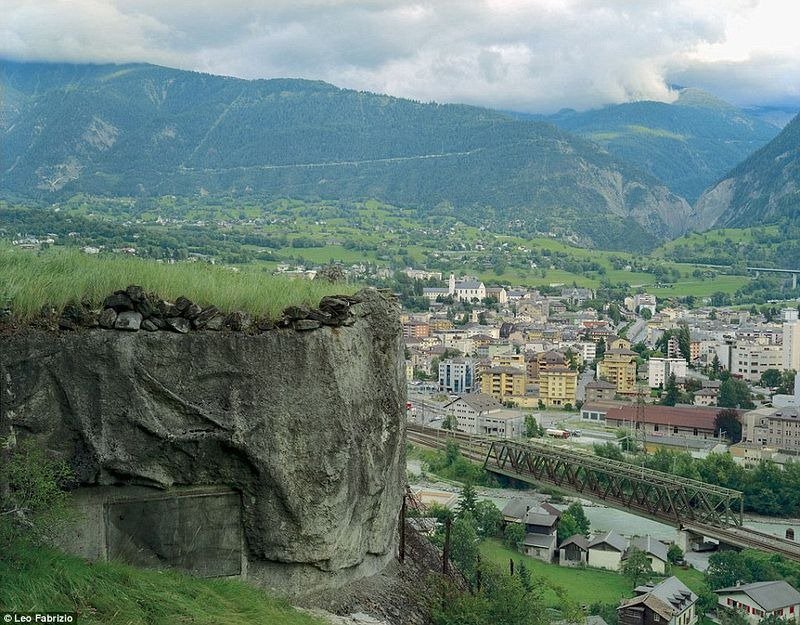 Disguised Swiss bunkers