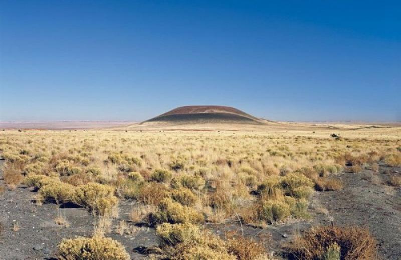 House inside the crater of James Turrell