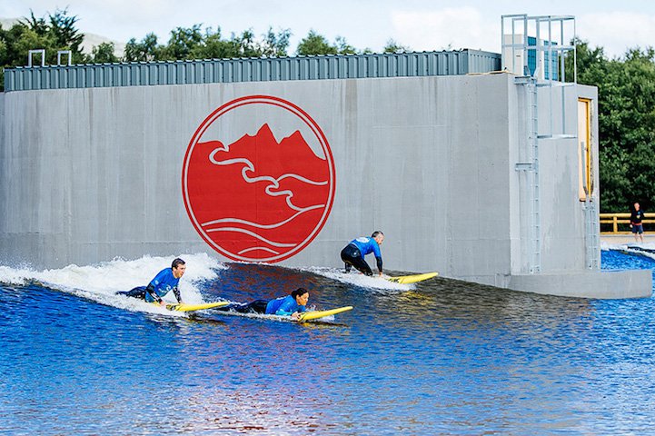 Surf park with the longest waves of the sea