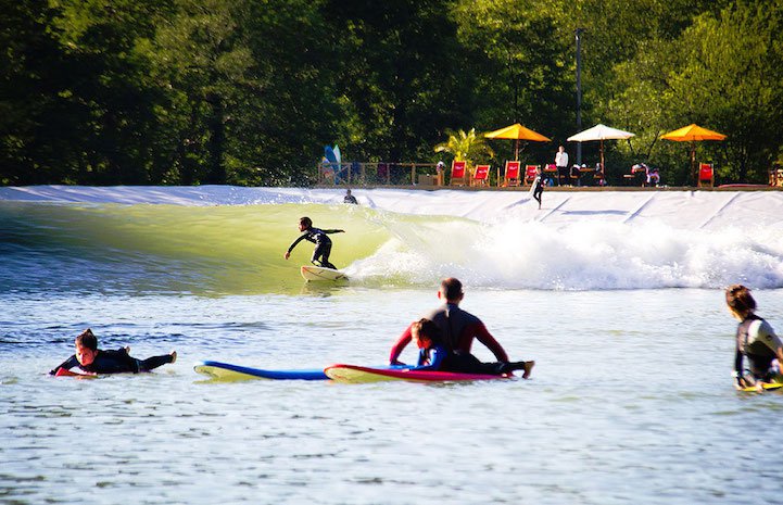 Surf park with the longest waves of the sea