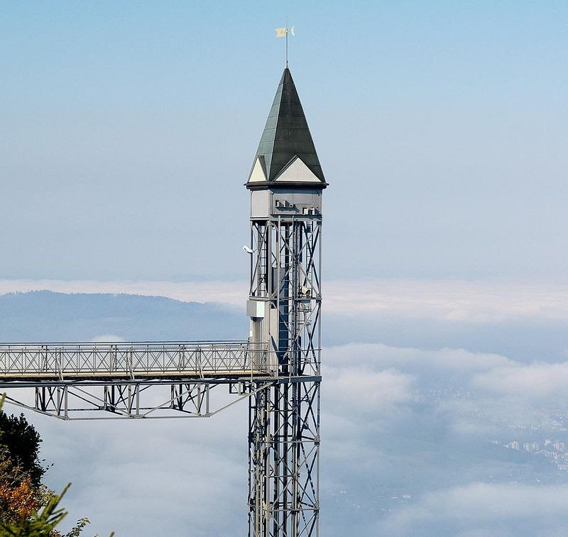 Hammetshvand elevator - the highest open lift in Europe