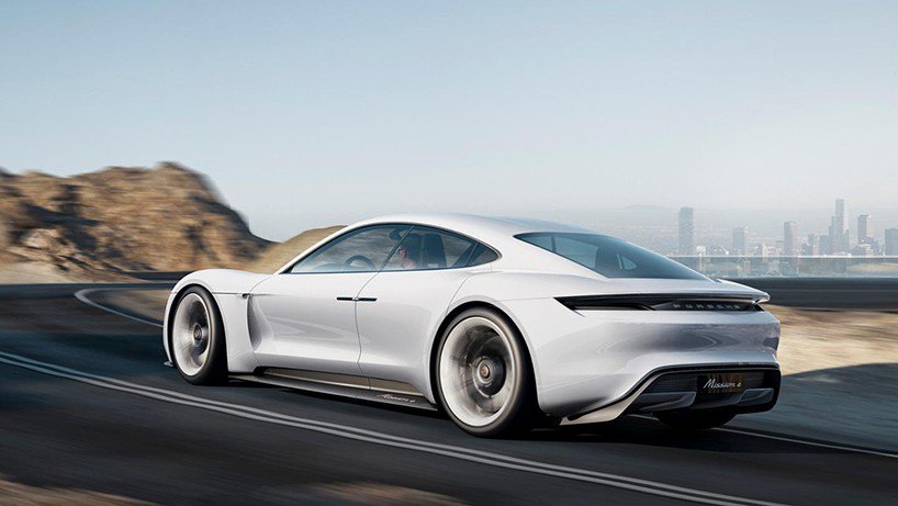 The first electric car Porsche Mission E