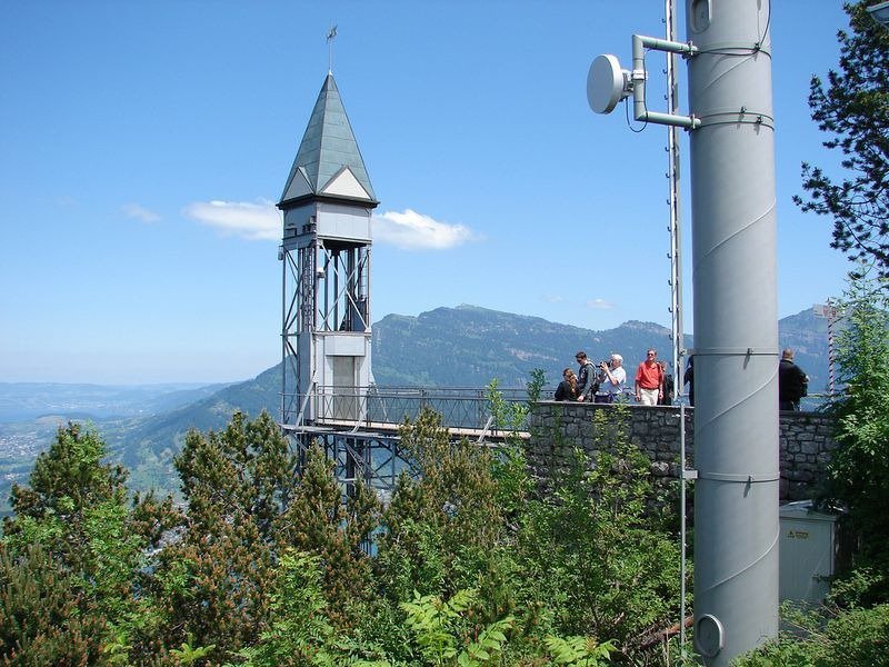Hammetshwand elevator - the highest open lift in Europe