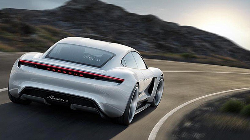 The first electric car Porsche Mission E