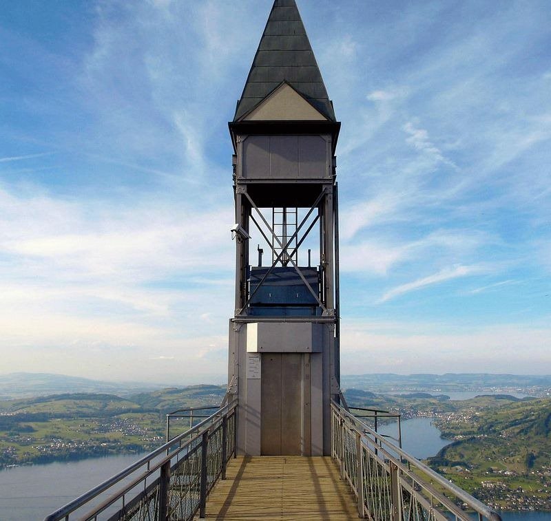 Hammetshwand Elevator - the highest open lift in Europe