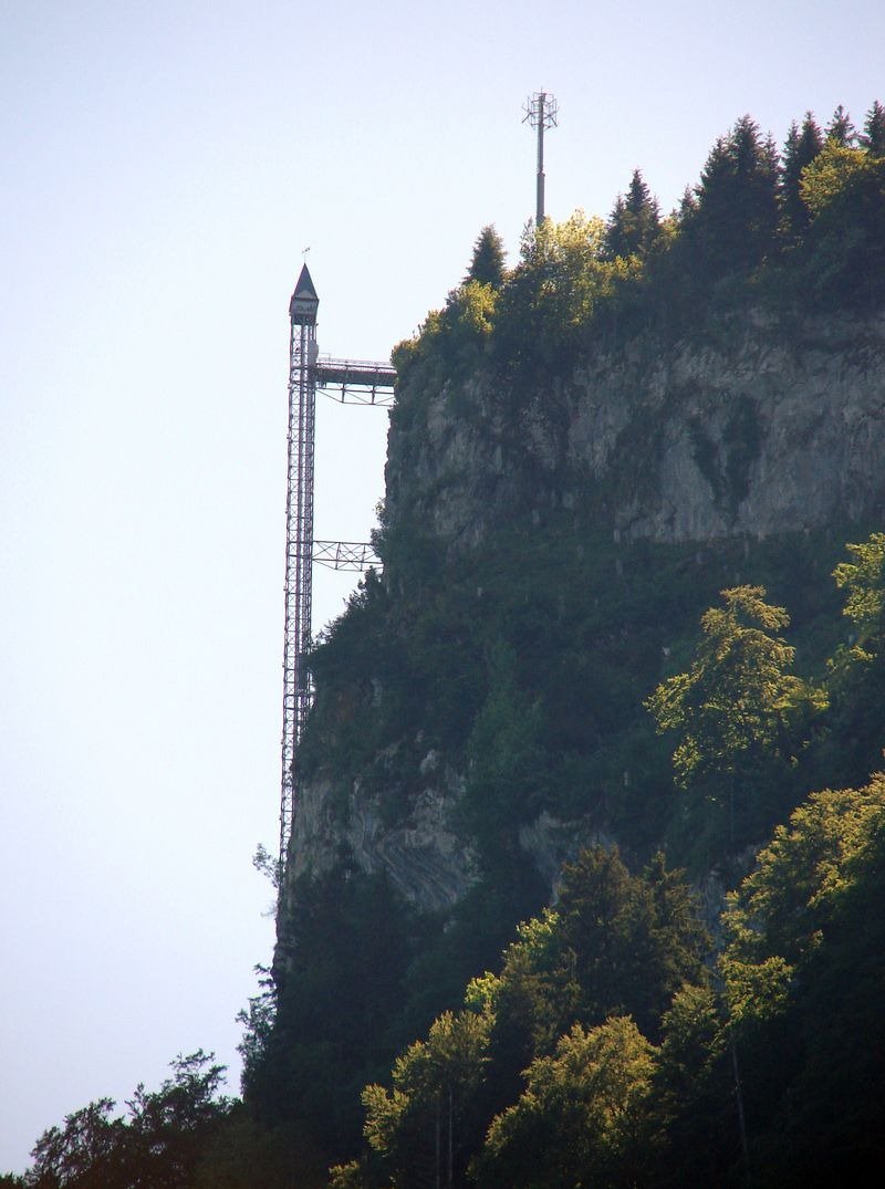 Hammetshwand Elevator - the highest open lift in Europe