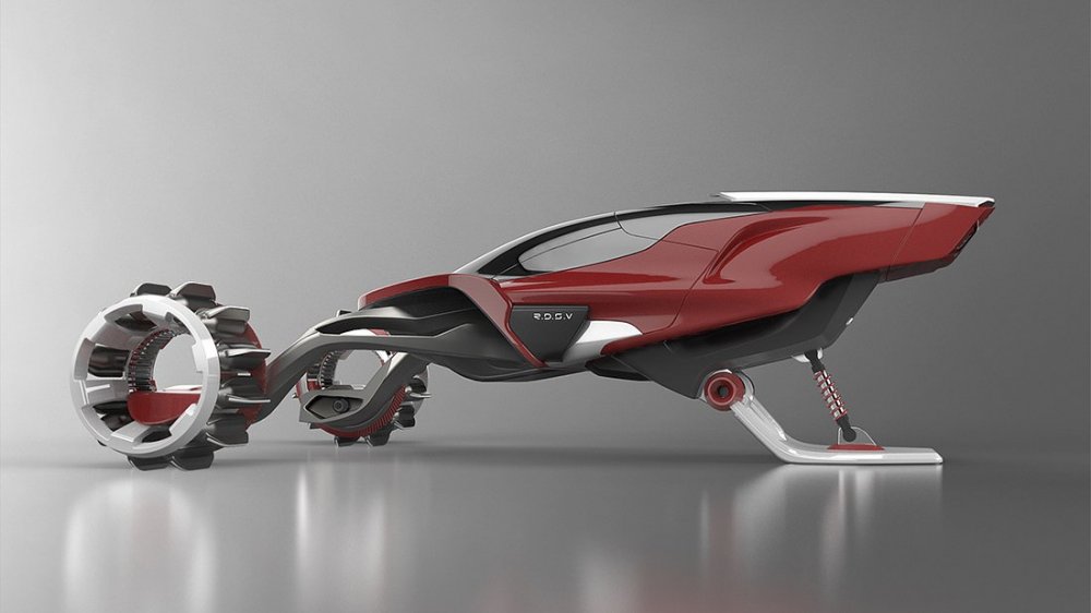 Concept of a high-speed snowmobile