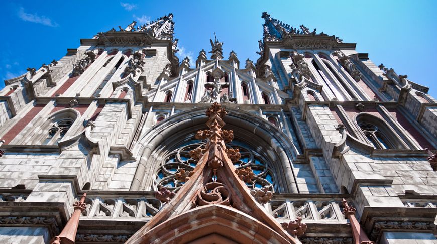 Kiev Gothic: the most beautiful buildings, looking up