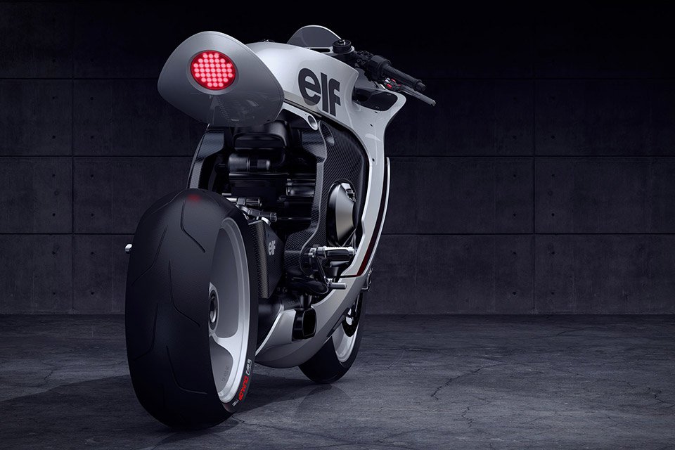 Concept Huge Moto Mono Racr: retro-modern future