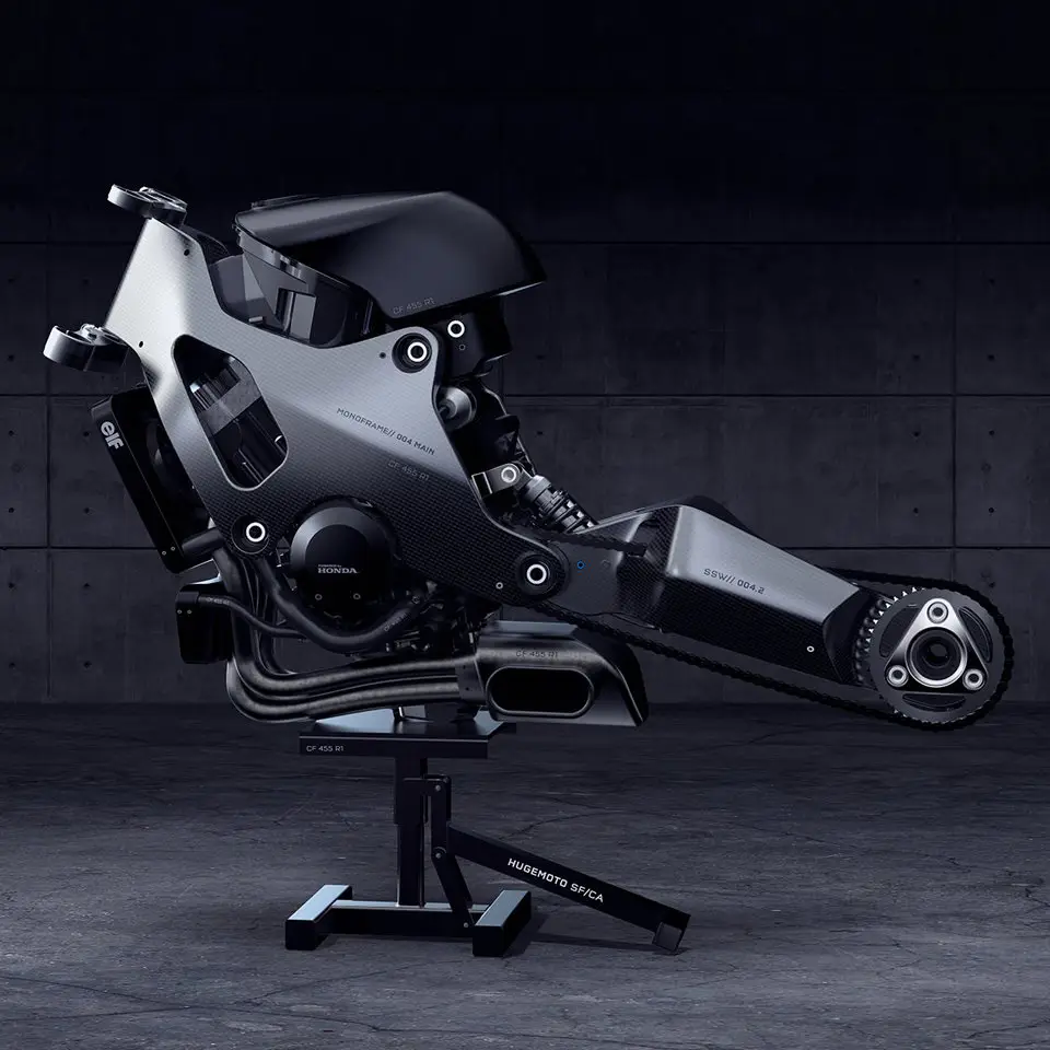 Концепт Huge Moto Mono Racr: ретро-модерн будущего