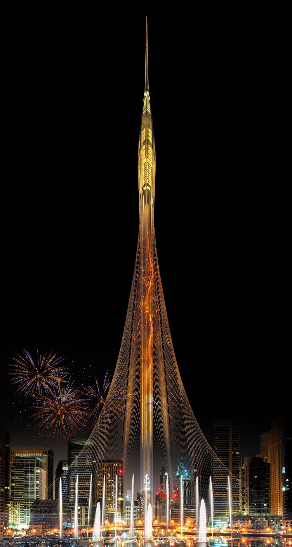 Dubai Creek Tower - найвища вежа у світі
